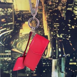 DIOR key chain, key holder, lipstick case
